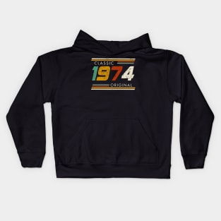 Classic 1974 Original Vintage Kids Hoodie